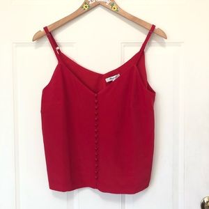 Madewell Button down Red Blouse